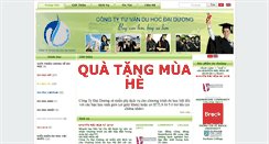 Desktop Screenshot of duhocdaiduong.org